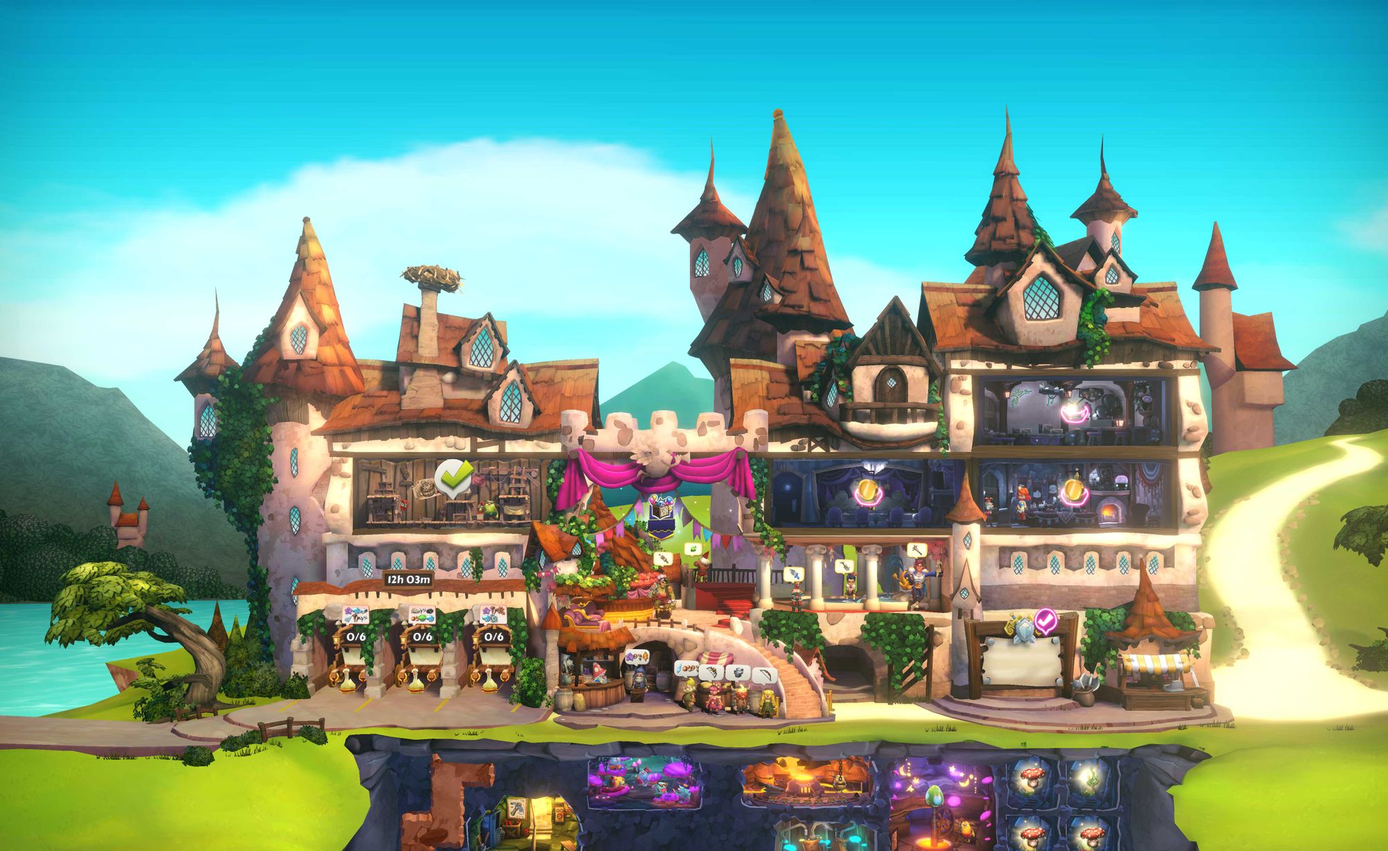 Build your ultimate fantasy castle